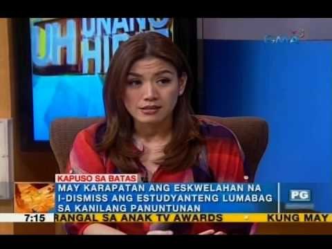 Video ng estudyante na ginawang pamunas ang watawat ng Pilipinas, tinalakay sa ‘Kapuso sa Batas’
