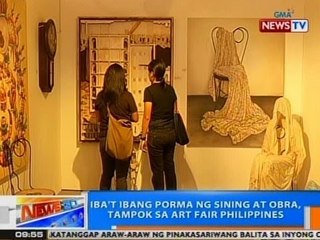 Télécharger la video: NTG: Iba't ibang porma ng sining at obra, tampok sa Art Fair Philippines