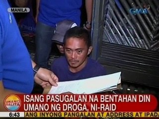 UB: Isang pasugalan na bentahan din umano ng droga sa Maynila, ni-raid