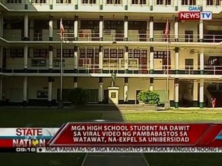SONA: Mga estudyanteng dawit sa viral video ng pambabastos sa watawat, na-expel sa unibersidad