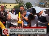 24 Oras: Lima, pati na utak umano ng sindikato, nahulihan ng P15-milyong halaga ng shabu