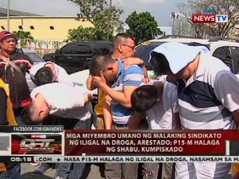 Mga miyembro umano ng malaking sindikato ng iliga na droga, arestado