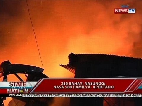 SONA: Kabi-kabilang sunog, naitala sa isang linggo bago ang Fire Prevention Month