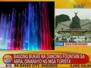 UB: Bagong bukas na dancing fountain sa Abra, dinarayo ng mga turista