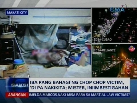 SAKSI: Iba pang bahagi ng chop chop victim, 'di pa nakikita; mister, iniimbestigahan