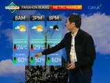 24 Oras: Mataas ang tsansa ng ulan sa Metro Manila at ilang bahagi ng bansa bukas