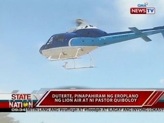 SONA: Kumakandidatong pangulo, natanong tungkol sa paggamit nila ng private airplanes sa kampanya