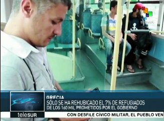 Denuncian que programa de reubicación de refugiados es lento en Grecia