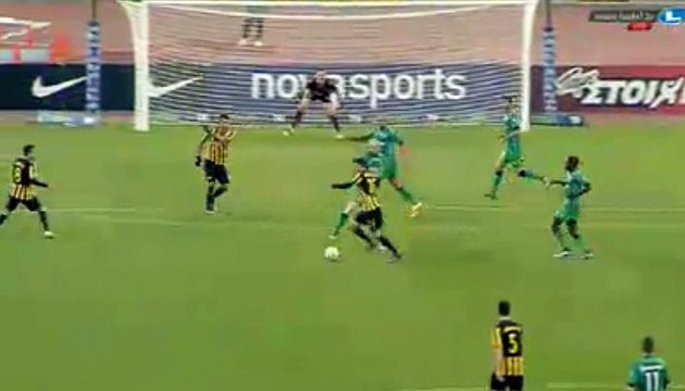 Anastasios Bakasetas GOAL HD - AEK Athens FC 1-0	Levadiakos 01.02.2017