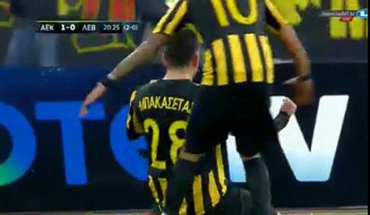 Anastasios Bakesetas Super Goal HD - AEK 1-0 Levadiakos 01.02.2017
