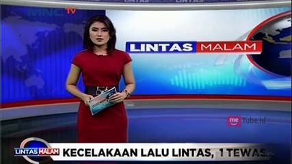 Pengendara Motor Tewas Ditabrak Truk Es Balok
