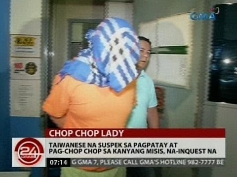24 Oras: Taiwanese suspek sa pagpatay at pag-chop chop sa kanyang misis, na-inquest na