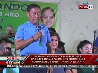 2 negosyante, pinasasagot ni VP Binay sa umano'y pulong para planuhin ang umano'y paninira sa kanya