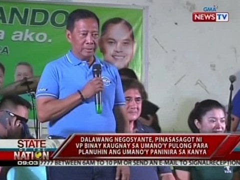 2 negosyante, pinasasagot ni VP Binay sa umano'y pulong para planuhin ang umano'y paninira sa kanya