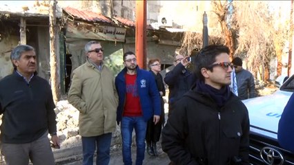 UN High Commissioner for Refugees visits Aleppo