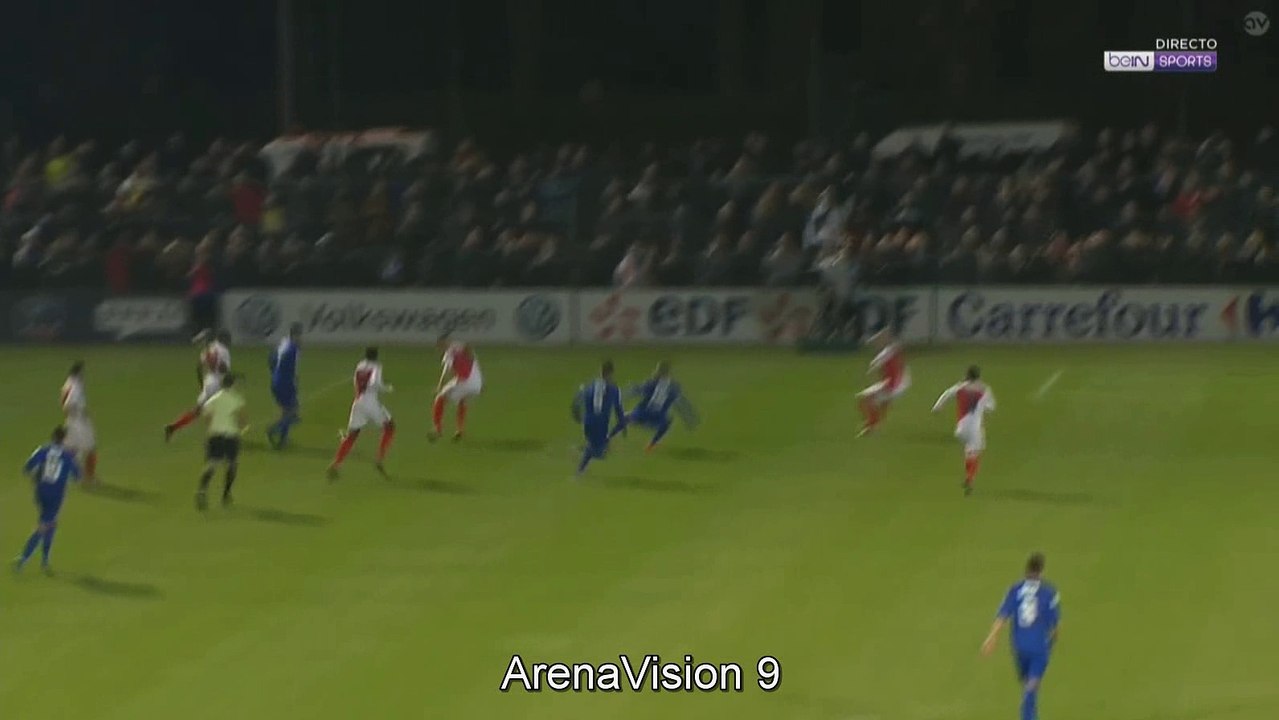 Anthony Soubervie Goal HD - Chambly	1-3	Monaco 01.02.2017