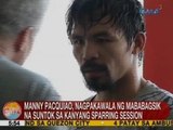 UB: Pacquiao, nagpakawala ng mabagsik na suntok sa kanyang sparring session