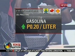 SONA: Ilang kumpanya ng langis, magpapatupad ng price adjustment sa ilang produktong petrolyo