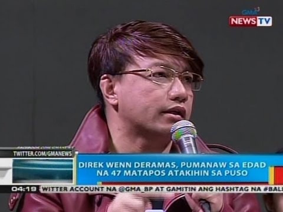 BP: Direk Wenn Deramas, pumanaw sa edad na 47 matapos atakihin sa puso