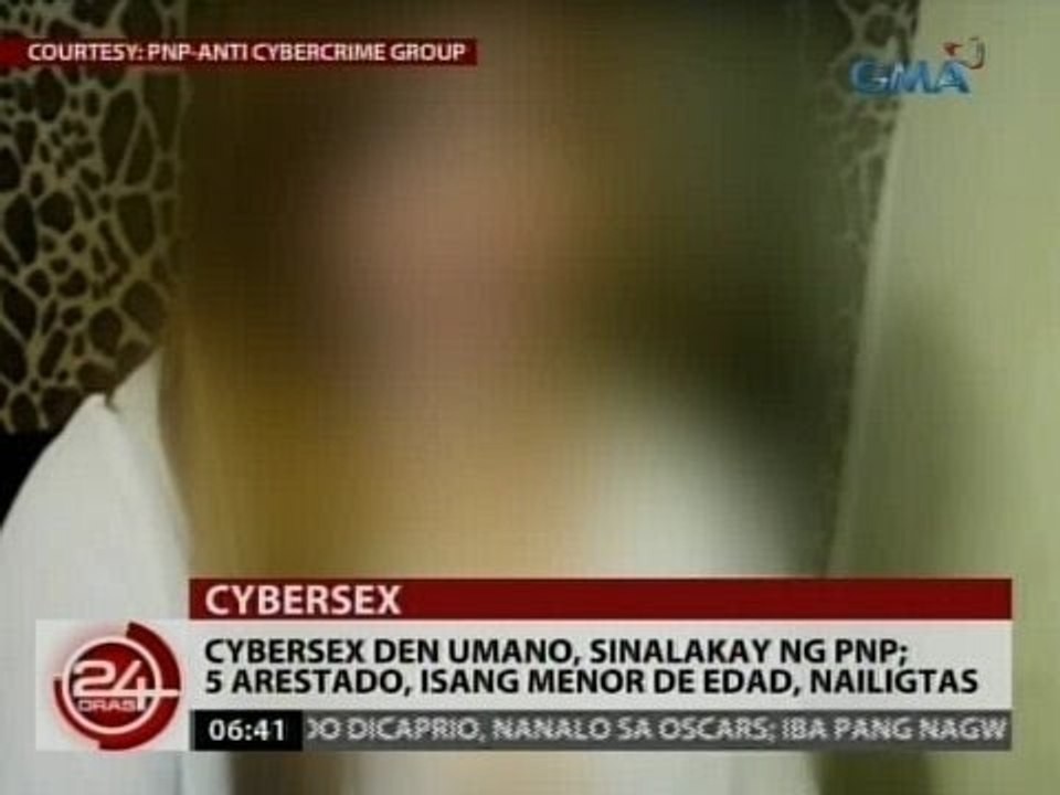 24 Oras: Cybersex den umano, sinalakay ng PNP; 5 arestado, isang menor de edad, nailigtas