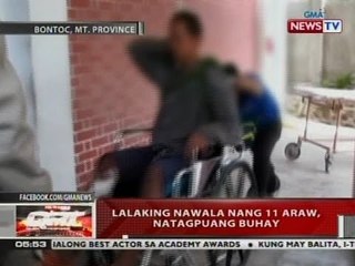 QRT: Lalaking nawala nang 11 araw, natagpuang buhay