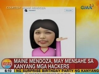 UB: Maine Mendoza, may mensahe sa kanyang mga hackers