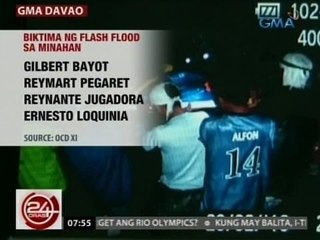 24 Oras: Tatlong minero at isang rescuer, patay sa flash flood sa minahan