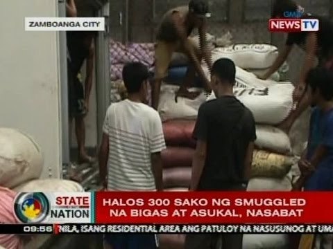 SONA: Halos tatlong daang sako ng smuggled na bigas at asukal, nasabat sa Zamboanga City