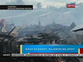 BP: Nasa 50 bahay, nilamon ng apoy