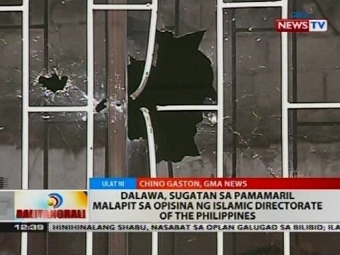 Dalawa, sugatan sa pamamaril malapit sa opisina ng Islamic Directorate of the Philippines