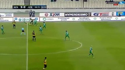 Ronald Vargas Goal HD - AEK 4-0 Levadiakos 01.02.2017