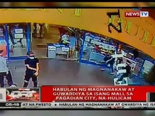 QRT: Habulan ng magnanakaw at guwardiya sa isang mall sa Pagadian City, na-hulicam
