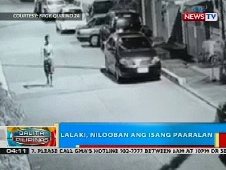 BP: Lalaking nanloob sa isang paaralan sa Quezon City, nahuli cam