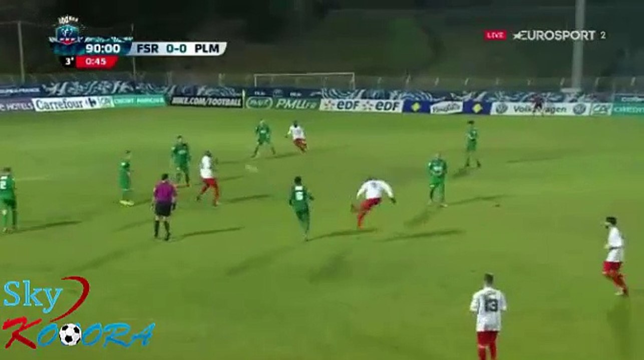 Frejus St Raphael 1-0 Prix-lès-Mézières - les Buts Exclusive (01/02/2017) / COUPE DE FRANCE