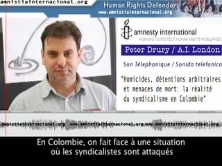 A propos des syndicalistes colombiens