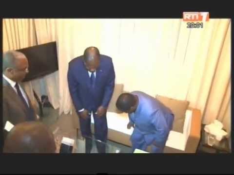 Tête à tête entre le président de la republique et son aîné le président Henry Konan Bédié