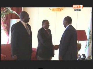 Ouattara reçoit le ministre d'Etat chargé de l'intégration régionale de la Guinée Equatoriale
