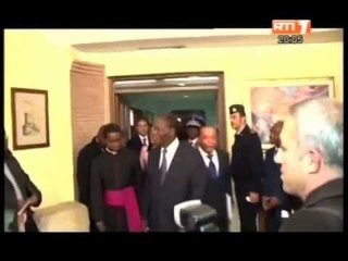 Les temps forts de l'accueil de la délégation présidentielle à Rome en Italie