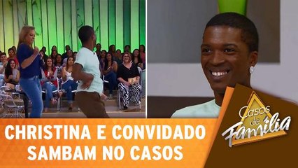 Christina Rocha dança com convidado