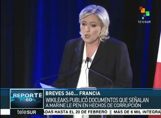 Wikileaks publica documentos que vinculan a Le Pen en actos corruptos