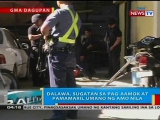 BP: Dalawa, sugatan sa pag-aamok at pamamaril umano ng amo nila
