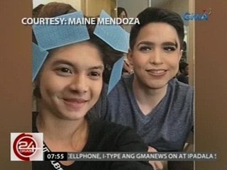 24 Oras: Pati celebrities, aliw na aliw sa face swap