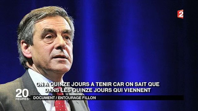 Le 20h de France 2 diffuse un enregistrement clandestin du huis-clos de François Fillon face aux députés