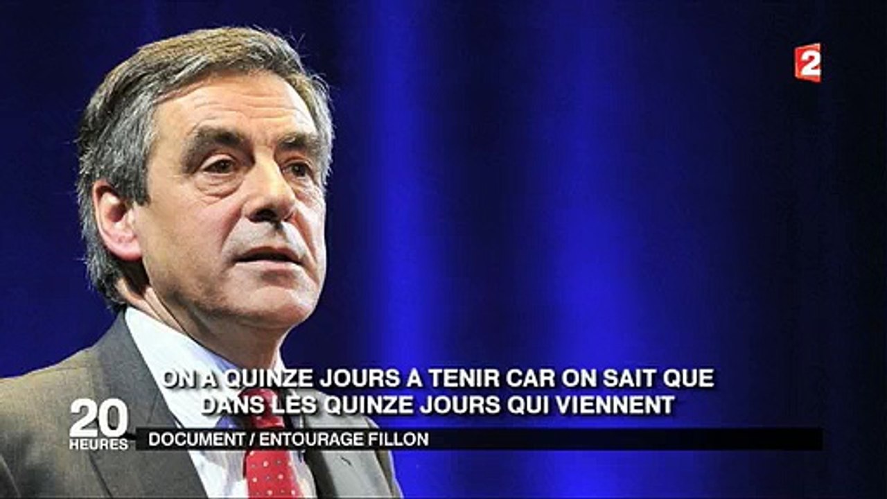 Le 20h de France 2 diffuse un enregistrement clandestin du huis-clos de François Fillon face aux députés
