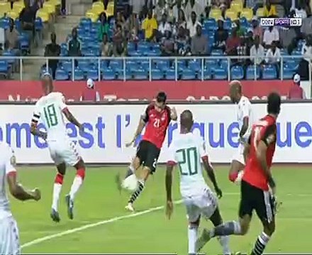 بالفيديو..أول قذيفة مصرية بأقدام تريزيجيه على مرمى بوركينا فاسو