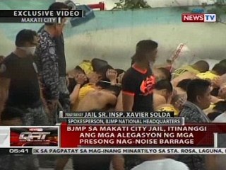 BJMP sa Makati City Jail, itinanggi ang mga alegasyon ng mga presong nag-noise barrage