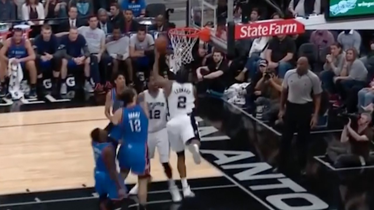 Kawhi Leonard KILLS Victor Oladipo w/ Nasty Crossover & Reverse Layup, Shuts Russell Westbrook DOWN
