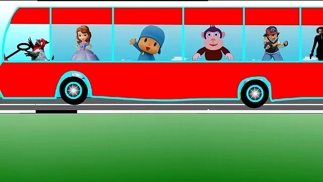 Wheels on the bus go round and round latest nursery kids rhyming poem children education