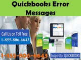 Contact us toll free 1-855-806-6643  Quickbooks Error Parameter Incorrect