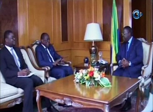 Le chef du Gouvernement Emmanuel Issoze Ngondet a reçu en audience le représentant Spécial du SG de l’Afrique Centrale et le Ministre des Travaux Publics